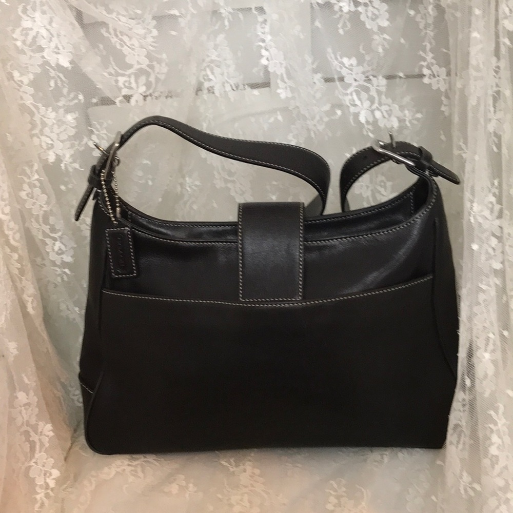 Coach Leatherware Basic Black Shoulder Bag - image 3